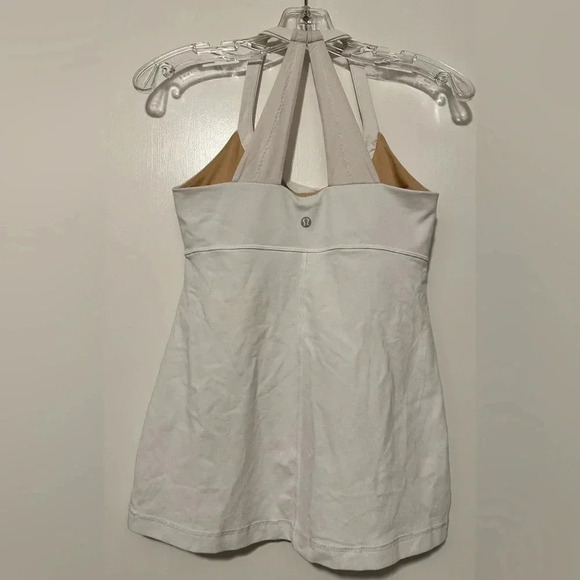 Lululemon white tank size 4 - Picture 2 of 3